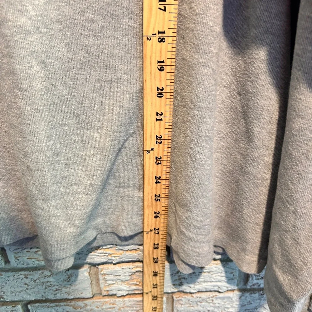 Polo Ralph Lauren Mens XXL Estate Rib Quarter Zip Pullover Heather Grey Cotton